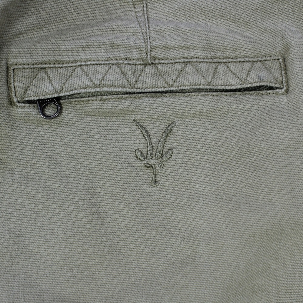 Ibex Vintage High-Waisted Canvas Cotton Shorts for Women, Size 8 - Picture 3 of 6